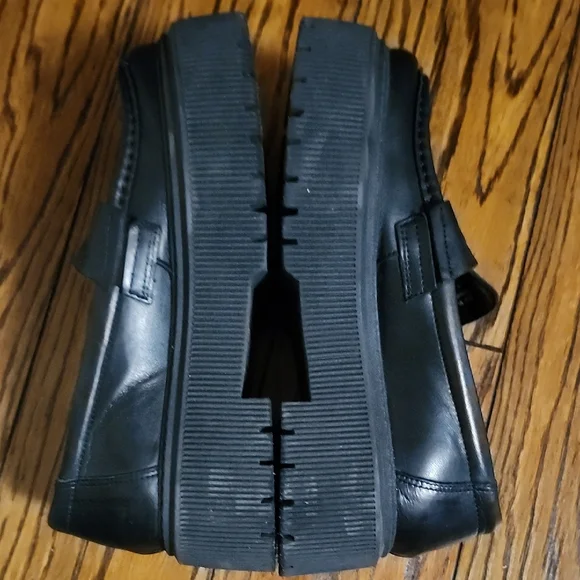 FLOYD Charlie Loafers, Women’s 37 | Black Leather | Platform Slip-Ons - Picture 5 of 13